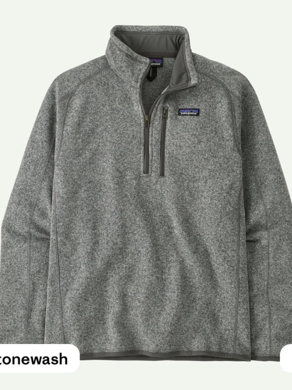 Patagonia Men's Better Sweater® 1/4-Zip Fleece - Small